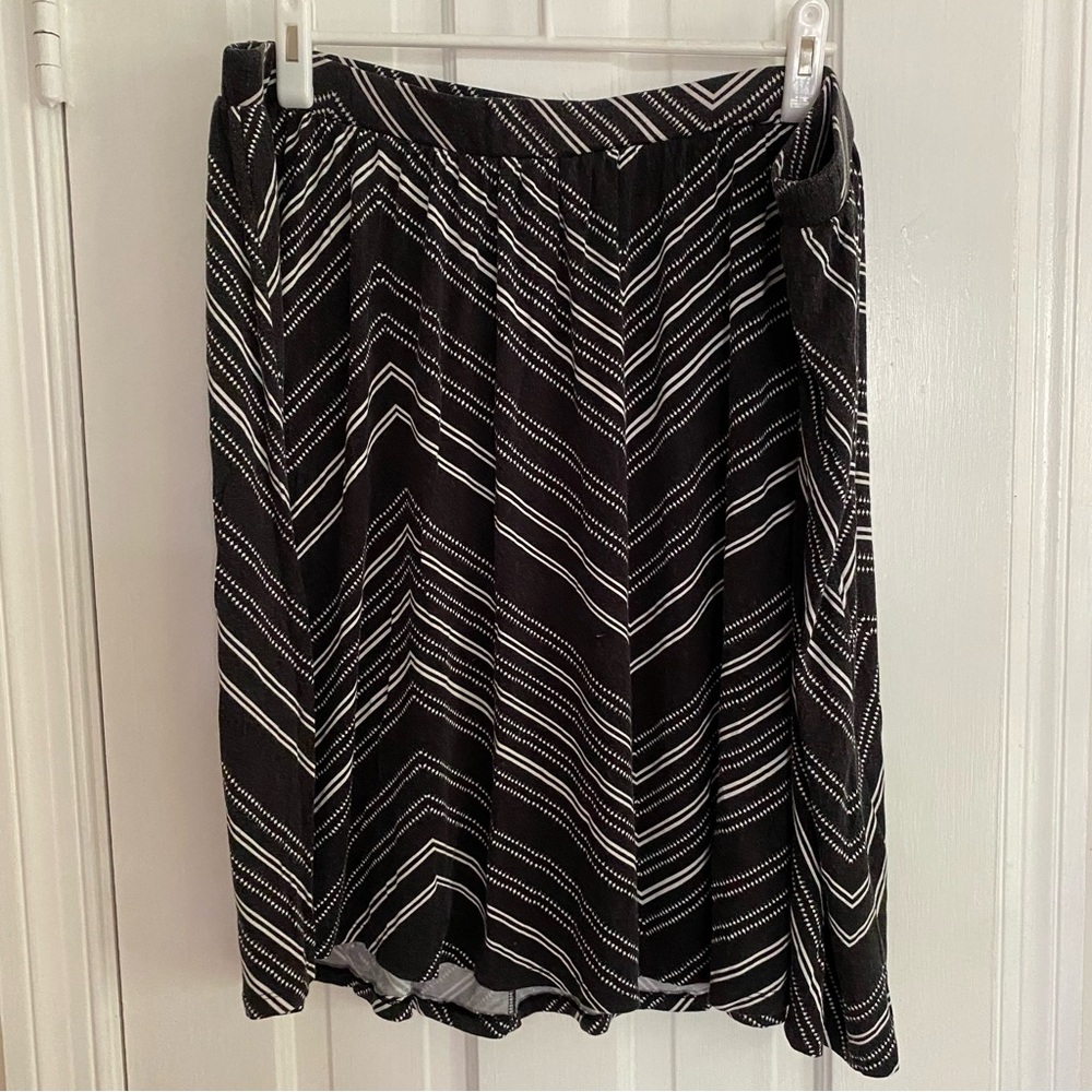 Chevron Print Skirt